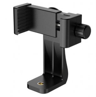 Wholesale for iPhone iPad black Universal Smartphone Tripod Adapter Cell Phone Holder Mount