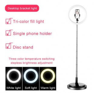 Wholesale for Vlog Live Photo with Tripod Y2 fill light black Selfie Ring Light LED Dimmable Video Studio Photography Lighting