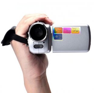 Wholesale HD 1080P Night Vision Recording Camera Silver grey Handheld Home Digital Video Camera Camcorder DV 16x Digital Zoom