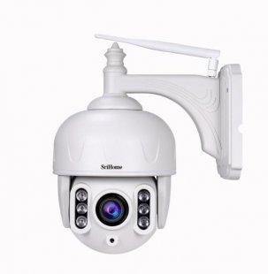 Wholesale 40m Infrared Night Vision Remote Surveillance Camera EU plug Sricam 1080P Outdoor Waterproof 5X Zoom Network Dome Camera