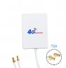 Abctay 3M Cable 3G 4G LTE Antenna External Antennas for Huawei ZTE 4G LTE Router Modem Aerial with TS9/ CRC9/ SMA Connector