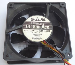 Wholesale Sanyo 109R1248MH1031 48V 0.15A 4wires Cooling Fan