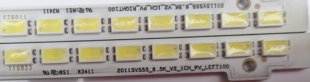 Wholesale Samsung 2011SVS55_6.5K_V2_1CH_PV_LEFT100 / RIGHT100 BN64-01664A LED Light Strips for UA55D6600WJ - 2 Strips