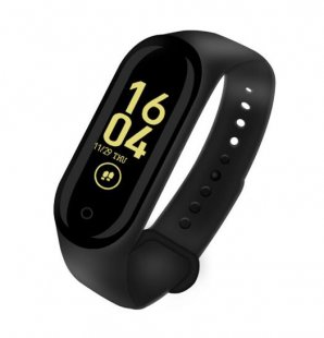 Wholesale Blood Pressure Wristband Walk Step Counter Cable Charge-Black M4 Smart Band Sport Fitness Pedometer Bracelet