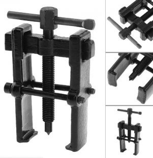 Wholesale 3 Inch Black Two Claw Puller Separate Lifting Device Pull Bearing Auto Mechanic Hand Tools for Bearing Maintenance