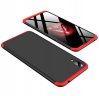 Abctay UD India 3 in 1 360 Degree Non-slip Shockproof Full Protective Case Red black red For VIVO X21