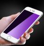 Abctay 3D Full Coverage Blue Ray Tempered Glass Screen Protector for iPhone 6/6 Plus, 6s/6s Plus, 7/7 Plus, 8/8 Plus White borderFGOR