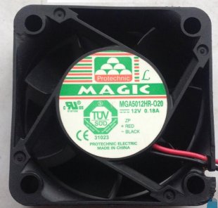 Wholesale Magic 5020 MGA5012HR-O20 : 12V 0.18A 2wires cooling fan