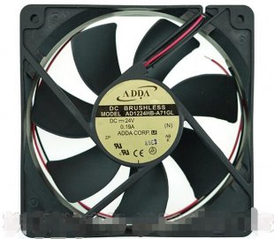 Wholesale ADDA AD1224HB-A71GL 24V 0.19A 2wires cooling Fan