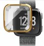 Wholesale Screen Protector Frame Cover Gold For Fitbit Versa Silicone Ultra Thin TPU Shell Case