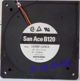 Wholesale SANYO 109BF12HC2: 12V 0.6A 3wires cooling fan