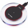 Wholesale for Apple Android HTC Black QI Standard Fashion Crystal Portable Fast Wireless Charger Charging Pad Stand