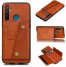 Abctay Pro Mobile Phone Shell Buckle Closure Wallet Design Overall Protective Smartphone Cover brown For OPPO Realme 5/5