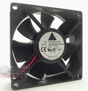 Wholesale DELTA 8025 AUB0824VH : 24V 0.21A 2wires cooling fan