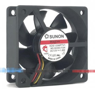 Wholesale SUNON KDE1206PTV1 12V 0.15A 1.8W 3wires cooling Fan