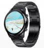 Wholesale IP67 Waterproof Bluetooth 5.0 1.3 inch Full HD IPS Screen Watch black_Black steel strap Lemfo LF26 Round Dial Smart Bracelet 150mAh