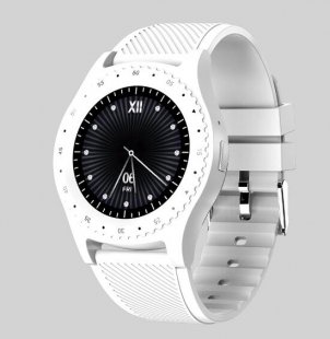 Wholesale Support SIM Card Smartwatch white Bluetooth Sports Watch Smart Watch with Camera Fitness Monitor