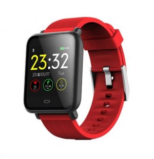 Wholesale Fitness Waterproof Bracelet red Q9 Smart Watch Blood Pressure Heart Rate Monitor