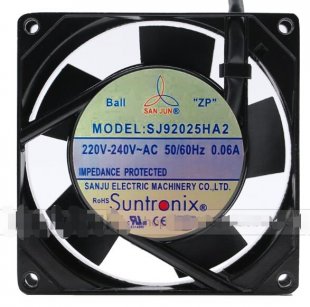 Wholesale SANJUN 9225 SJ92025HA2 220V~240V AC 50/60Hz 0.06A Ball Axial Fan,Cooling Fan