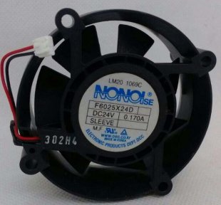 Wholesale NONOI F6025X24D 24V 0.17A cpu Cooling Fan