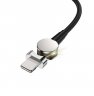 Wholesale for Android iPhone 2.4A 180° Magnetic Cable LED Type C Micro USB Charger Cord