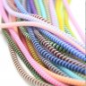 Wholesale 3 Pcs Fashion Spiral Cable Cord Earphone Wire Protectors Random Color