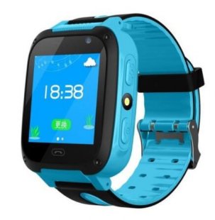 Wholesale for Android IOS blue Anti-lost Kids Safe GPS Tracker SOS Call GSM Smart Watch Phone