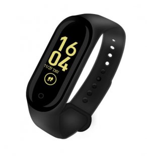 Wholesale Blood Pressure Wristband Walk Step Counter Base charge-Black M4 Smart Band Sport Fitness Pedometer Bracelet