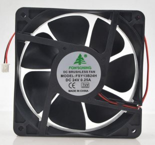 Wholesale cooling fan FONSONING FSY13B24H: 24V 0.25A 2wires