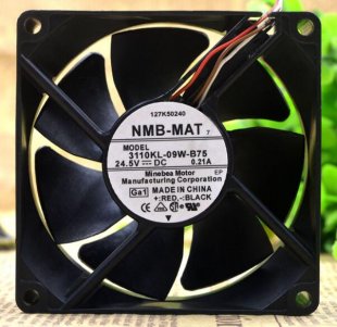 Wholesale Cooling Fan NMB 3110KL-09W-B75 24.5V 0.21A 4wires