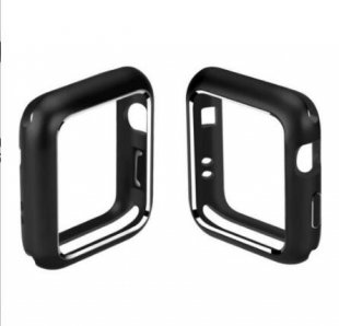 Wholesale Magnetic Metal Bumper Case 38 40 42 44mm black_42mm For Apple Watch iWatch Series 4/3/2/1