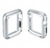 Wholesale Magnetic Metal Bumper Case 38 40 42 44mm Silver_40mm For Apple Watch iWatch Series 4/3/2/1