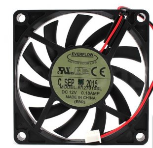 Wholesale Cooling Fan EVERFLOW R127010SL 12V 0.18A 2wires