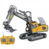 Remote Control Engineering Car Toy RC Car 11 Channel Excavator Green Grey