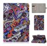 Wholesale 7Inches Color Painted PU Cover with Front Snap Graffiti Universal Laptop Protective Case