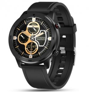 Wholesale Fitness Bracelet B1.3inch Full Touch Screen 230mAh Battery IP68 Waterproof Health Monitor Black silicone band DT78 Smart Watch Sports Smartwatch