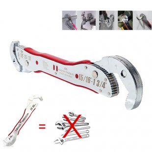 Wholesale Magic Adjustable Multi Purpose Functional Spanner Tools Universal Wrench 9~45mm