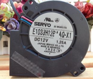 Wholesale SERVO E1033H12BAAQ-X1 12V 1.25A 3wires Cooling Fan