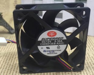 Wholesale Cooling Fan SuperRed CHD6012EB-AH(E) 12V 0.3A 4wires