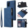 Wholesale Mobile Phone Case Wallet Design Zipper Closure Overall Protection Cellphone Cover 2 blue For Samsung S10 Lite 2020