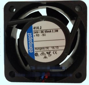 Wholesale EBMPAPST 414J 24V 95MA 2.3W 2wires cooling Fan