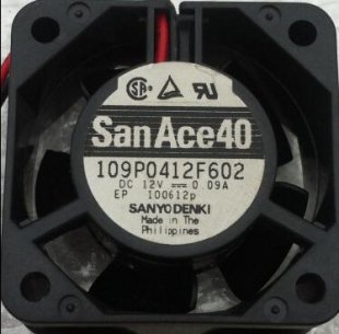 Wholesale Cooling Fan Sanyo 109P0412F602 12V 0.09A 2wires