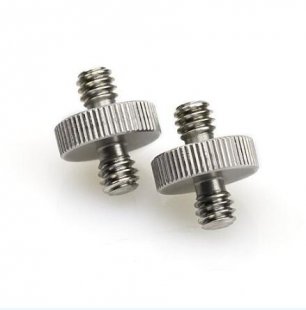 Wholesale Milltonaccessories® 1/4` Male to 1/4` Male Threaded Screw Adapter (2-pack)