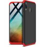 Abctay Cellphone Cover Mobile Phone PC Shell Full Body Protection Precise Cutouts Case Red+black For Samsung A10S