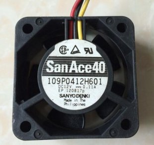 Wholesale Cooling Fan Sanyo 109P0412H601 12V 0.11A 1.32W 3wires