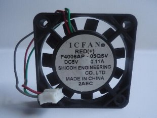 Wholesale Cooling Fan ICFAN F4006AP-05QSV 5V 0.11A 3wires