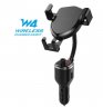 Wholesale USB Mobile Phone Holder Stand black 10W Wireless Fast Charge Vehicle MP3 Transmitter Dual