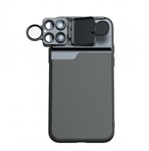 Wholesale Full Cover Protective Metal Ring Back Camera Lens Protector Case iPhone11 PRO MAX five lens phone case For 11PRO MAX Camera Lens