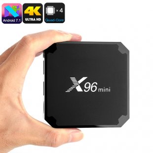 Wholesale X96 Mini TV Box - EU Standard 3D Media Support, 4K Resolution, WiFi, Quad-Core CPU, Google Play, Kodi 17.0, DLNA, Android 7.1