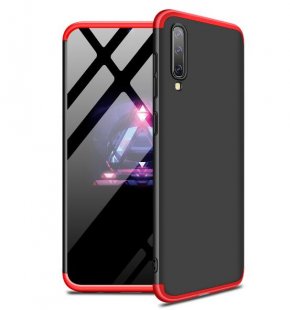 Wholesale Ultra Slim PC Back Cover Non-slip Shockproof 360 Degree Full Protective Case Red black red For Samsung A50